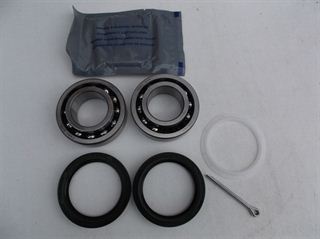 Details van Wiellager vooraan trommelremmen