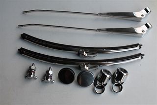 Details van RVS ruitenwisser kit