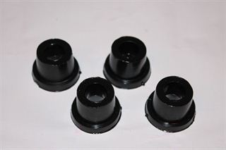 Details van Onderste draagarm poly rubber set (zwart)